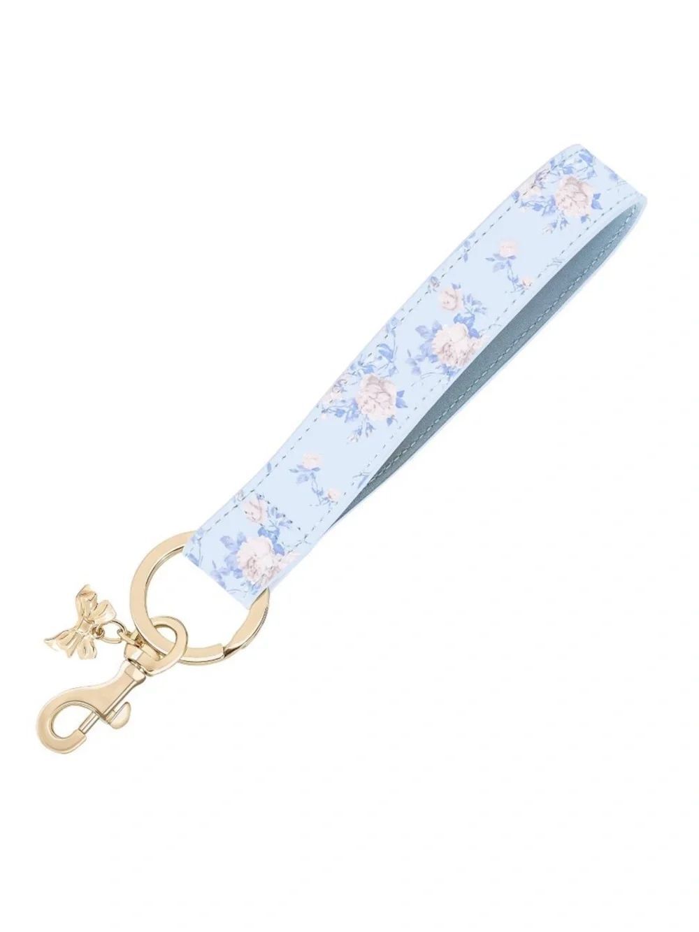 LoveShackFancy x Target Whisper Blue Case-Mate Everblooming Rosettes Key Strap
